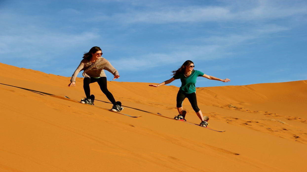 Morning Desert Safari with Dune Bashing and Sandboarding