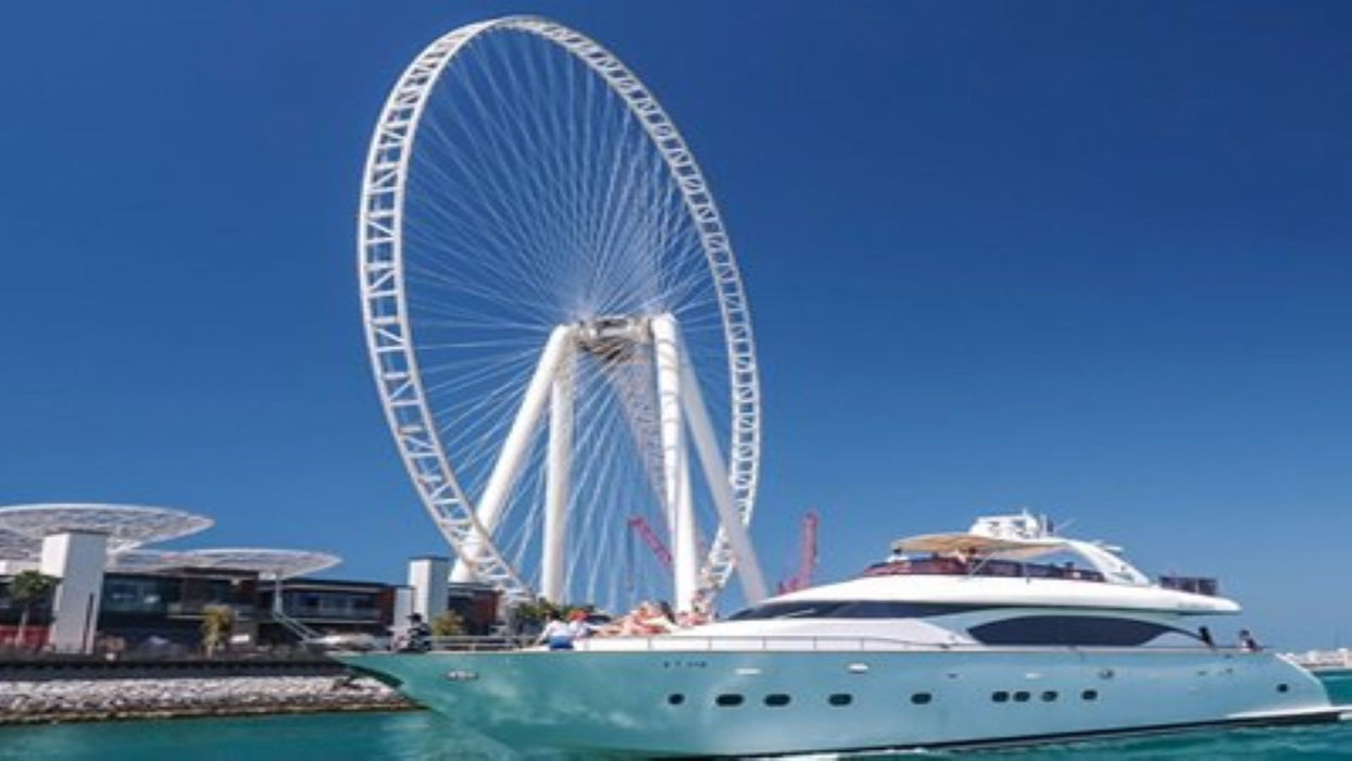 Dubai Marina 2 Hour Morning Yacht Tour for Two with Breakfast