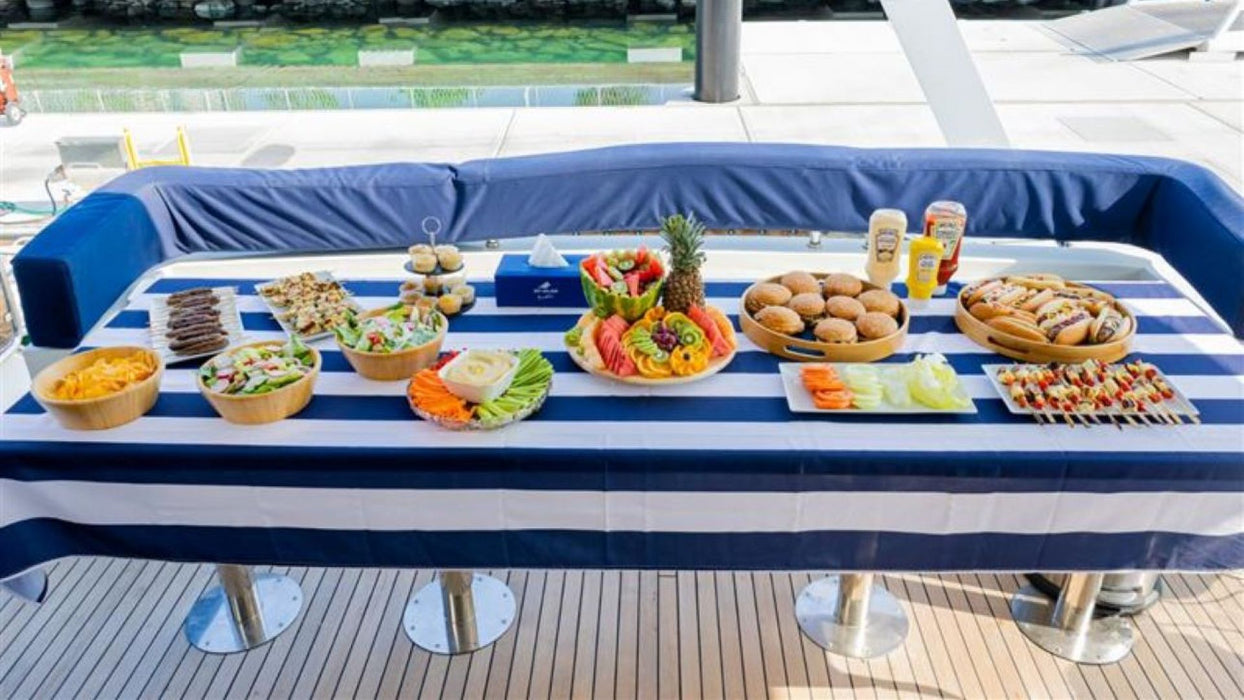 Half-Day Yacht Ride with BBQ, Slide & Swim for Two