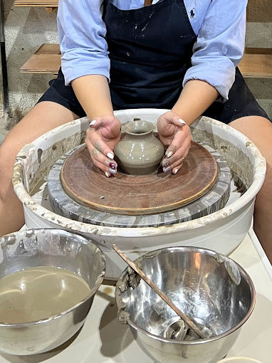 2 Hours Private Pottery Class on Wheels for 2 at OKA Ceramics