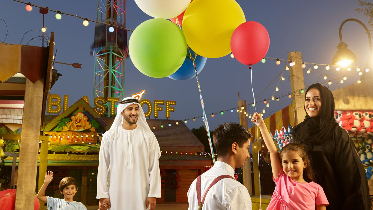 Two Park Pass - Dubai Parks and Resorts for Four