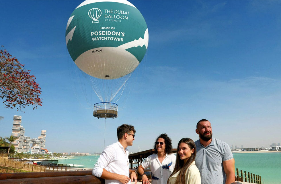 The Dubai Balloon Flight with Romantic Dinner for Two at Atlantis the Palm