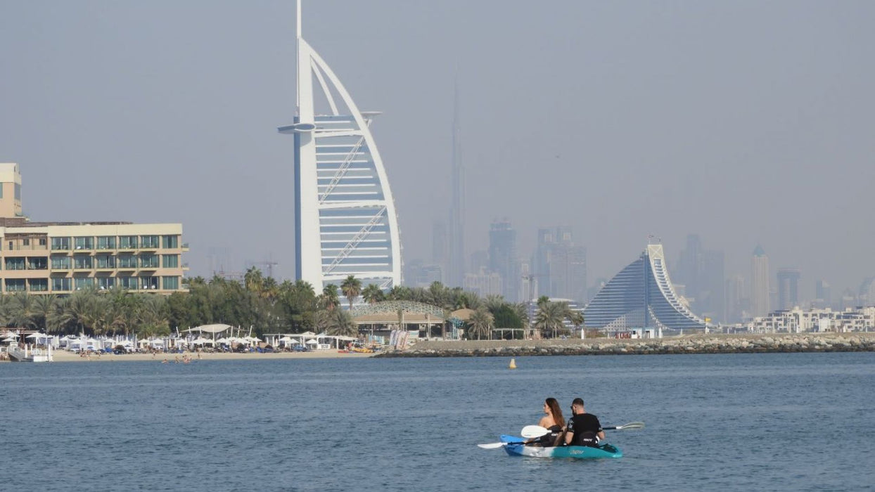 One Hour Double-Seat Kayak at Palm Jumeirah for Two