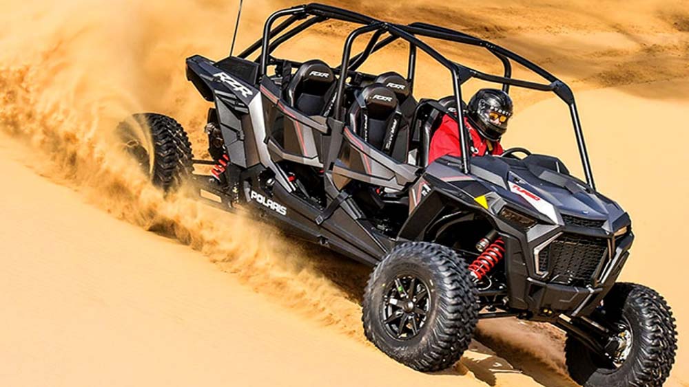 One Hour Driving a Four Seater Polaris RZR Dune Buggy