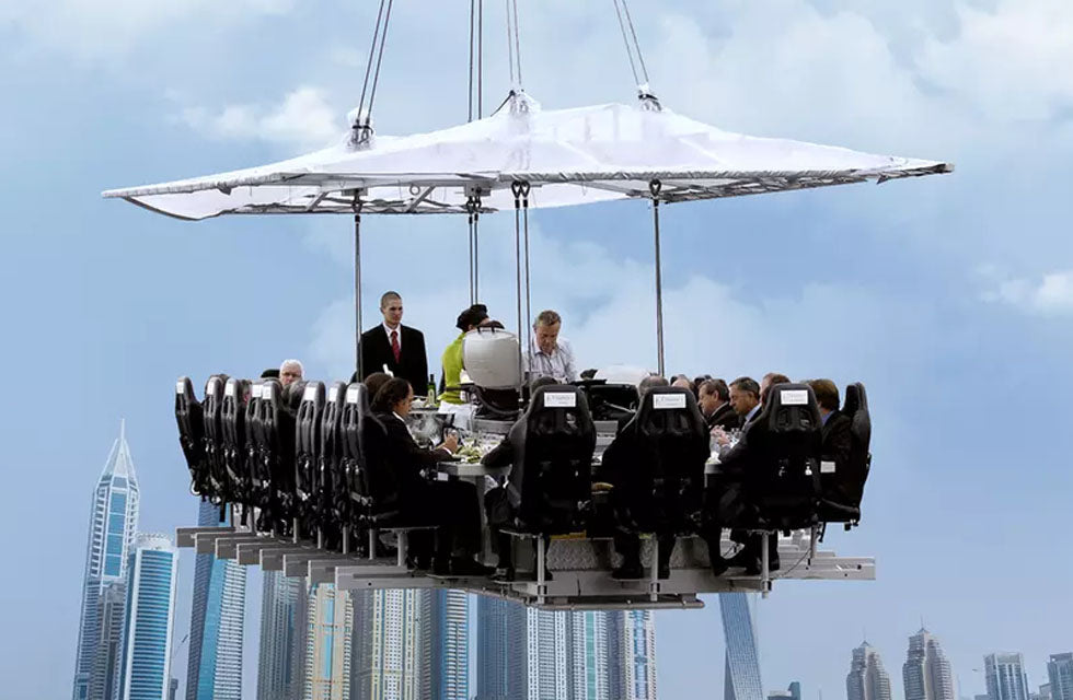 Unique Lunch Experience at Dinner In The Sky