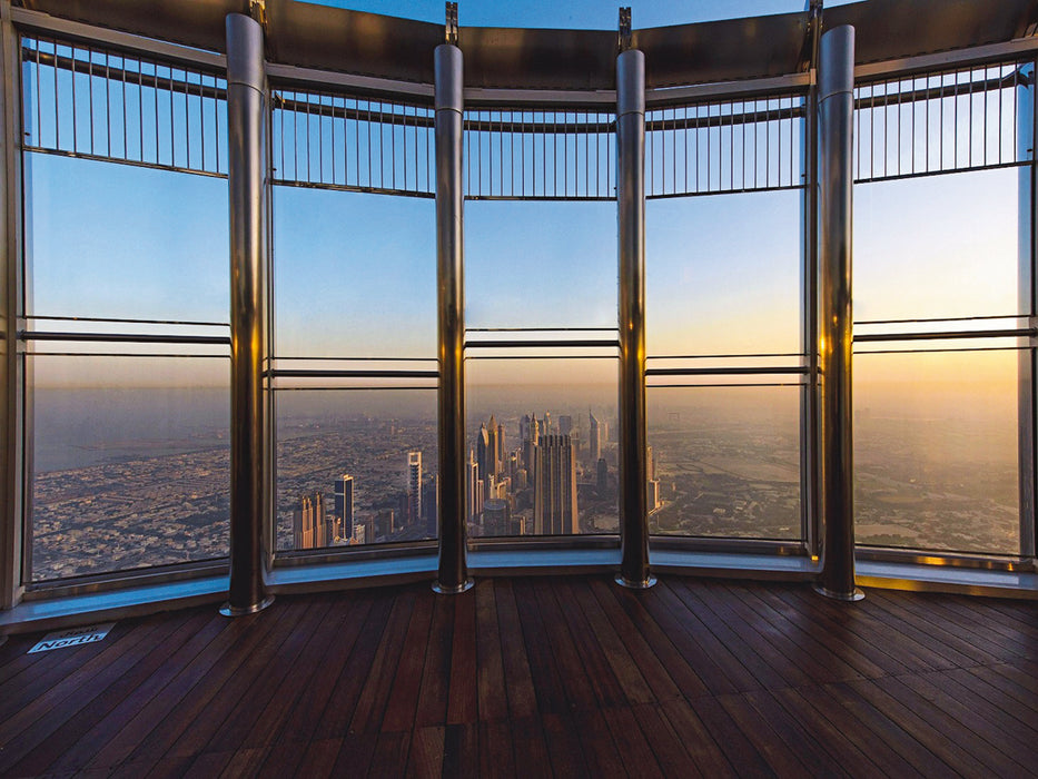 Experience Sunset @ Burj Khalifa At The Top & Drinks at The Café for Two