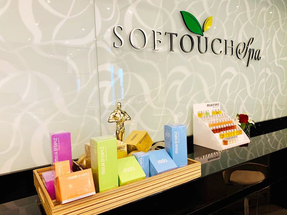 Classic Manicure and Pedicure for One at Softouch Spa Damac Maison