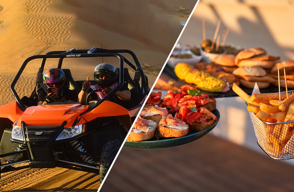 Two Seater Desert Buggy Self Driving Experience with Dinner