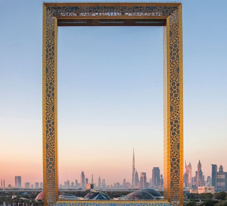 Dubai Frame and Miracle Garden Entrance Ticket for One