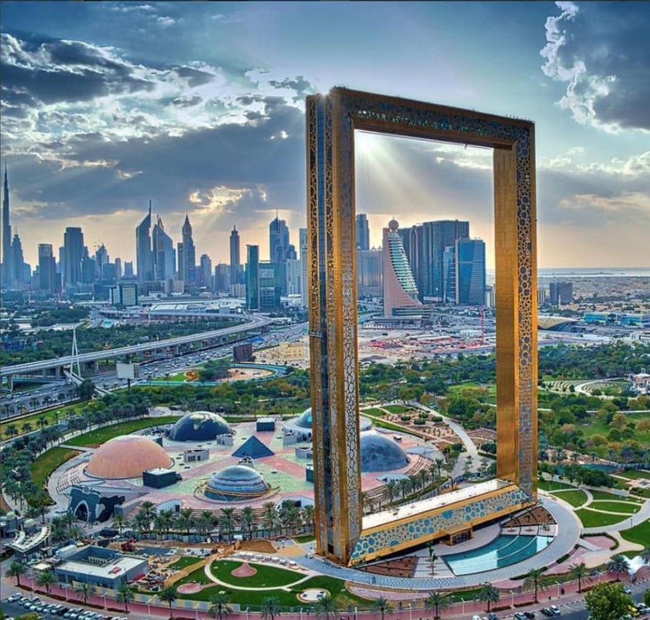 IMG World and The Dubai Frame Entrance Ticket for One
