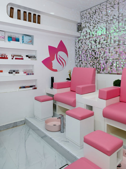 Gelish Manicure & Pedicure at Cutting Edge Hair Lounge   JLT