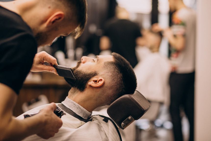 Haircut, Shave and Hair Mask Package at Aurora Gents Salon