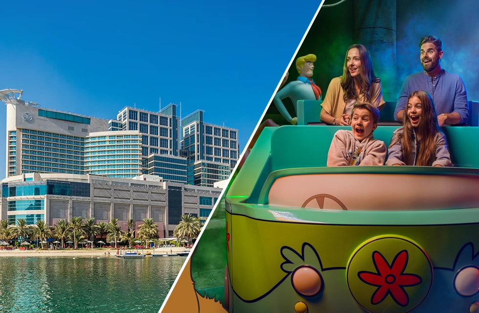 One Night Hotel Stay in Abu Dhabi with Warner Bros Tickets for Two