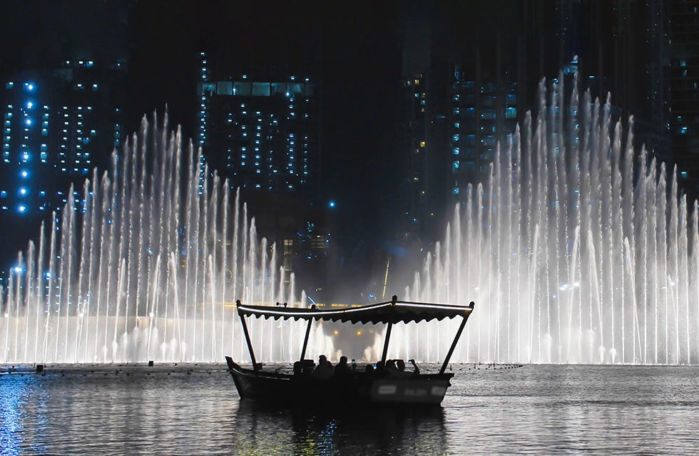 Dubai Fountains Lake Ride Experience