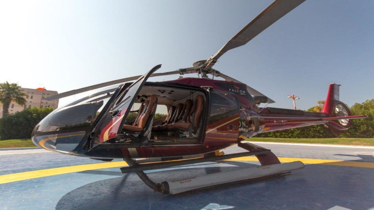 Helicopter Tour Above The Palm Jumeirah + Entry to Dubai Frame