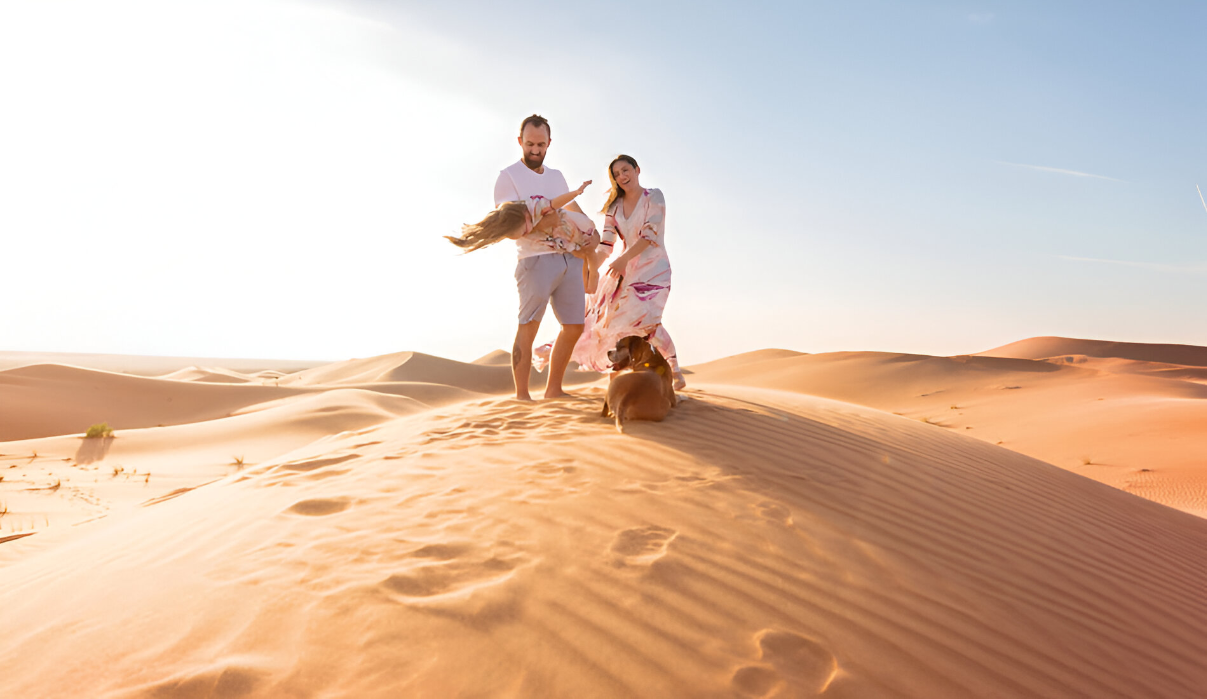 Morning Desert Safari with Dune Bashing and Sandboarding