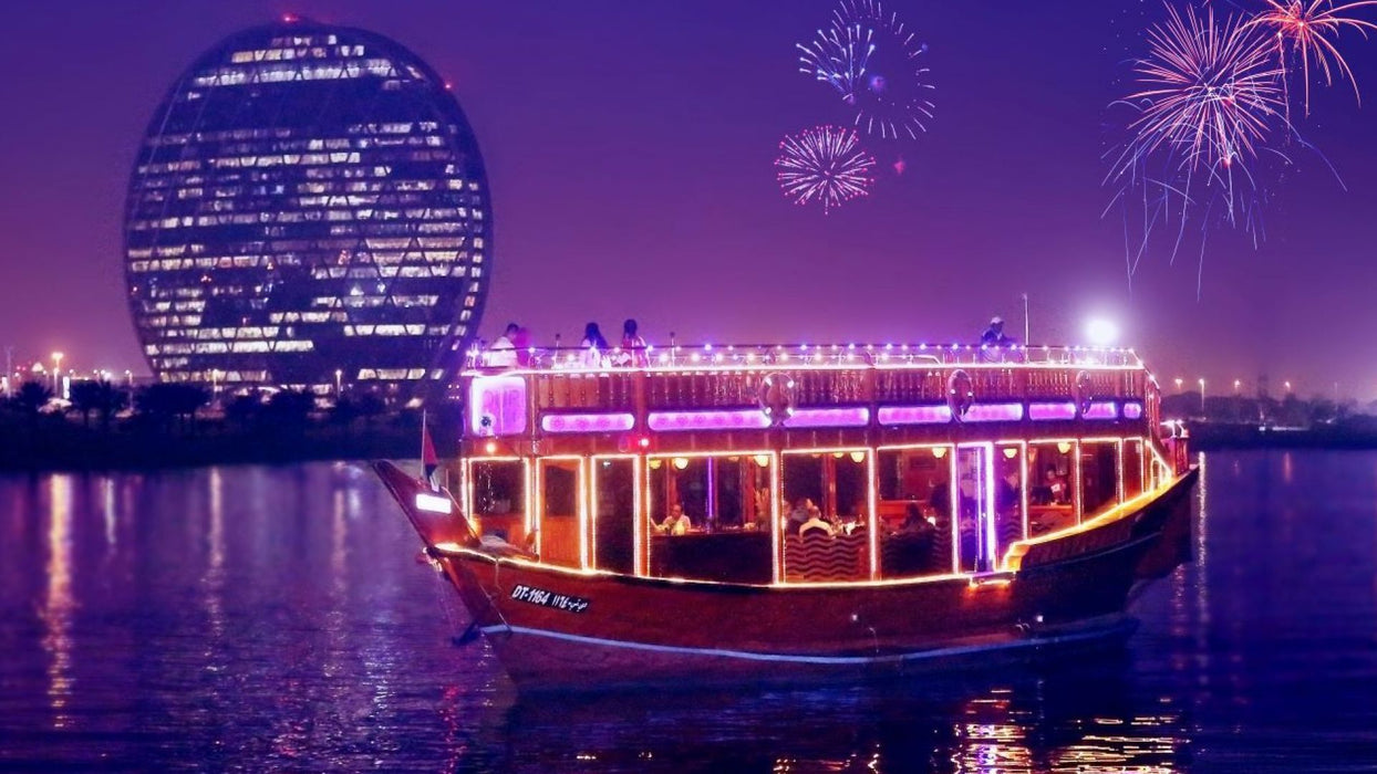 Royal Dinner Cruise Around Yas Island for Two
