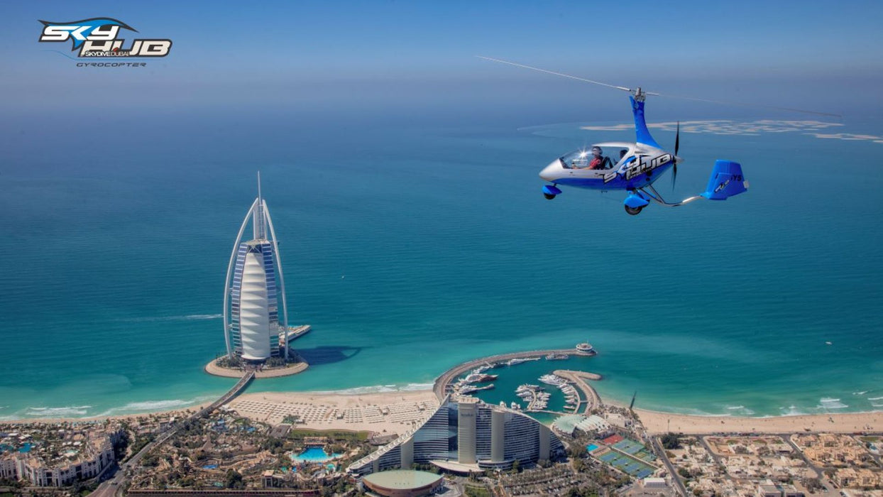 Thrilling Gyrocopter Flight over Dubai Marina