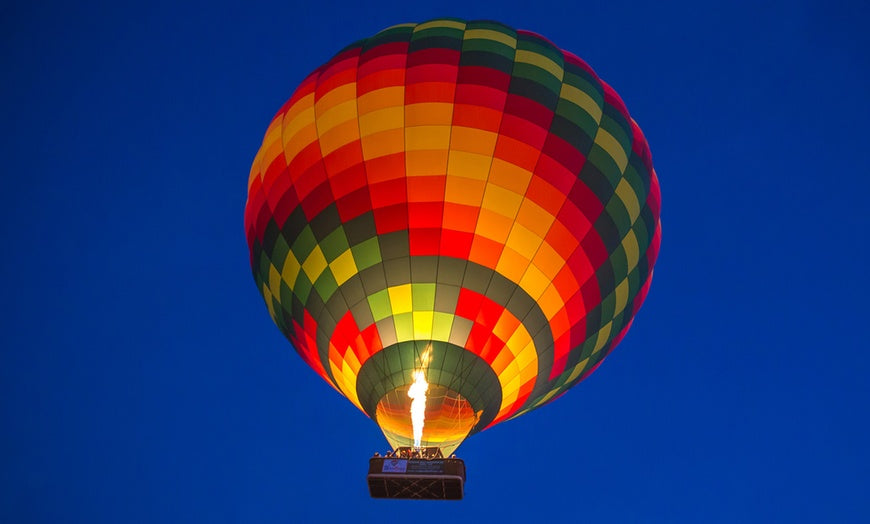 Hot Air Balloon Flight Over the Desert for Two with Refreshments