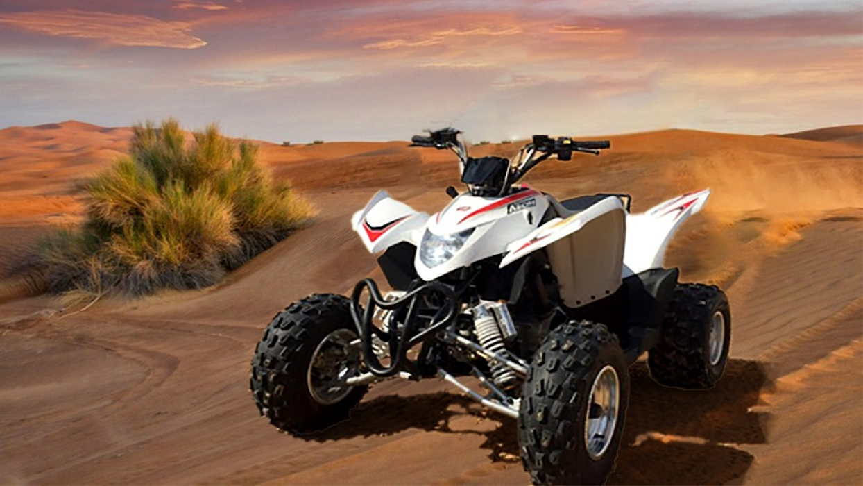 30 Minutes Guided Quad Bike Tour in the Desert