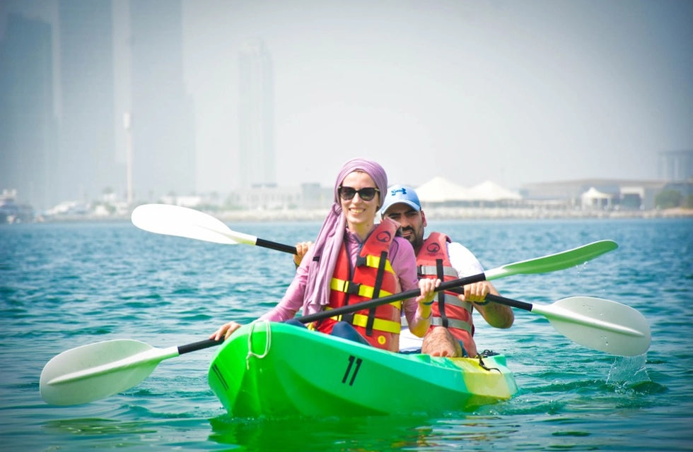 Three seater One Hour Kayak Rental on The Palm Jumeirah