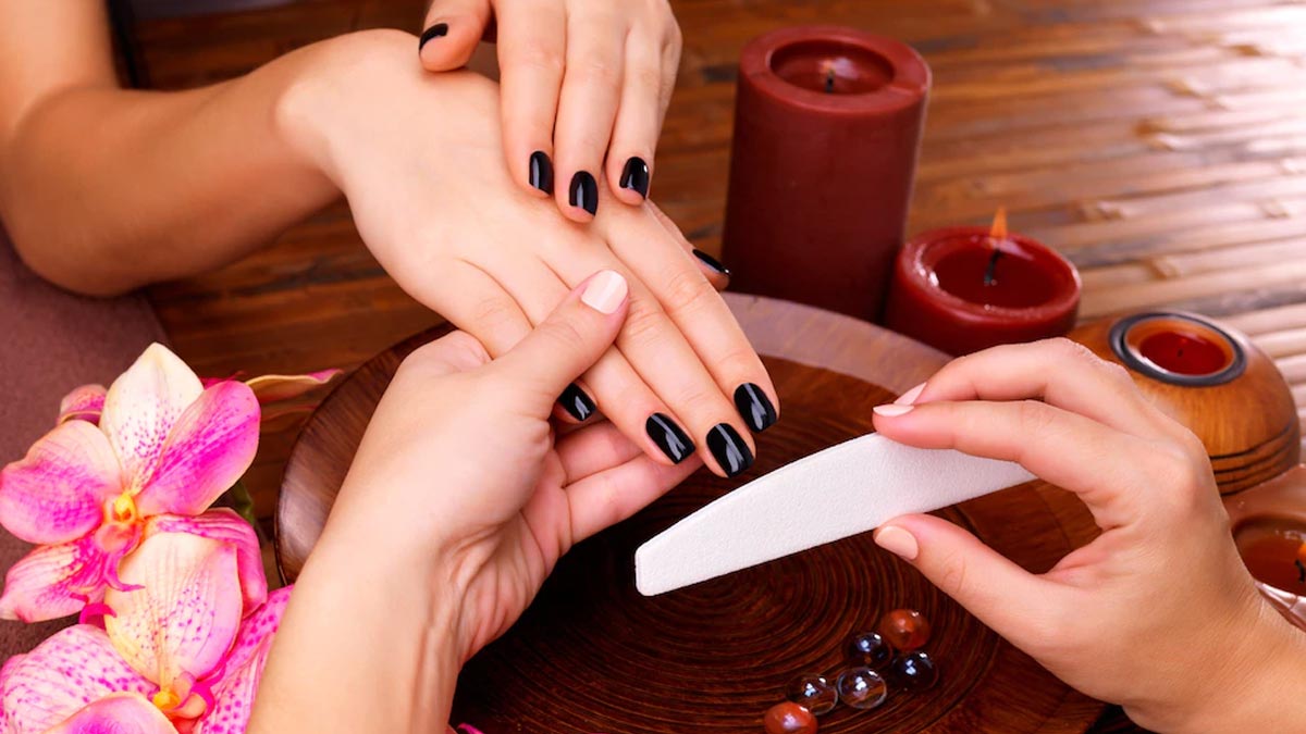 Fluent Your Nails with Classic Mani-Pedi at Allure Beauty Lounge