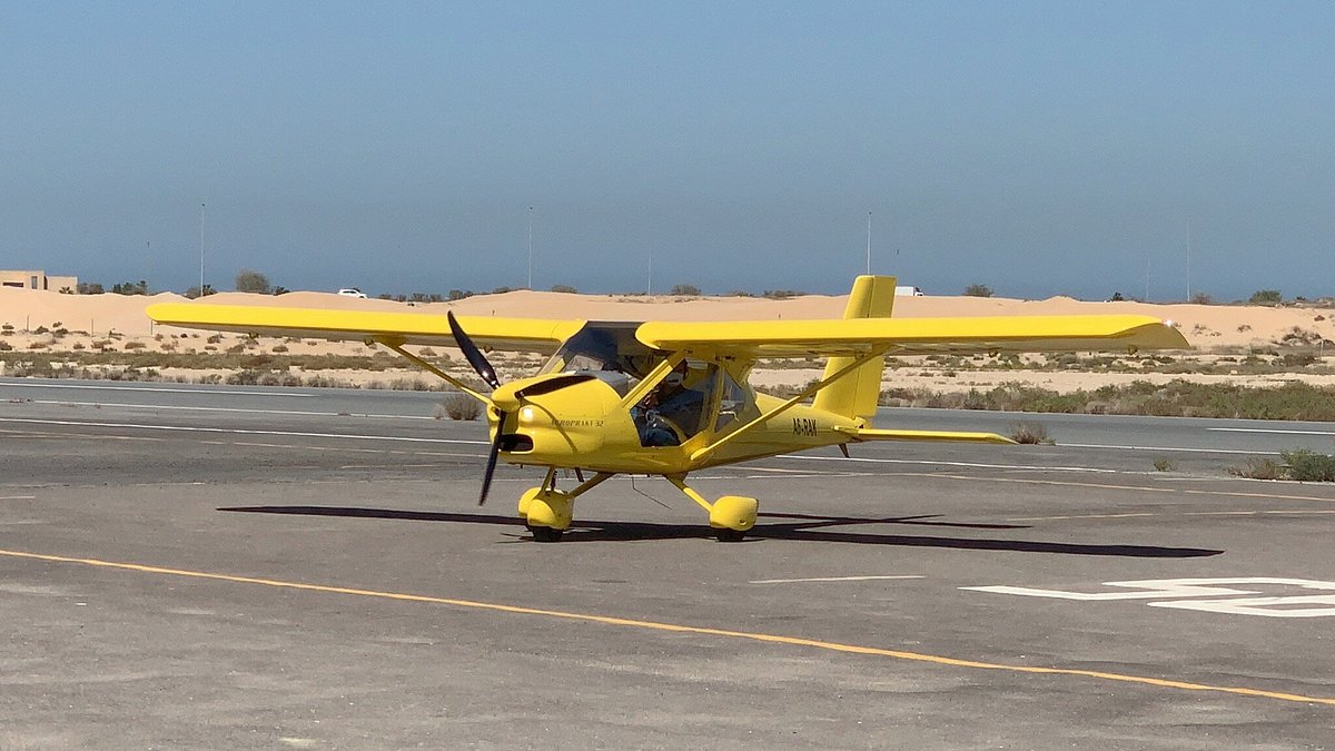 Fly Aeroprakt A32 or A22 aircraft over Ras Al Khaimah Coast