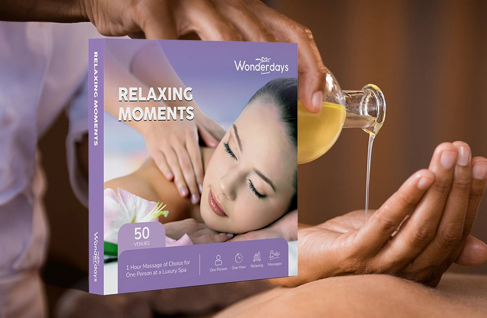 Relaxing Moments Gift Box - One Hour Massage in Top-Tier Spas