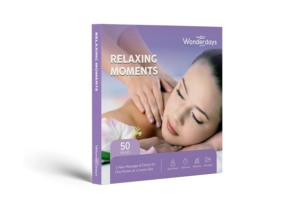 Relaxing Moments Gift Box - One Hour Massage in Top-Tier Spas